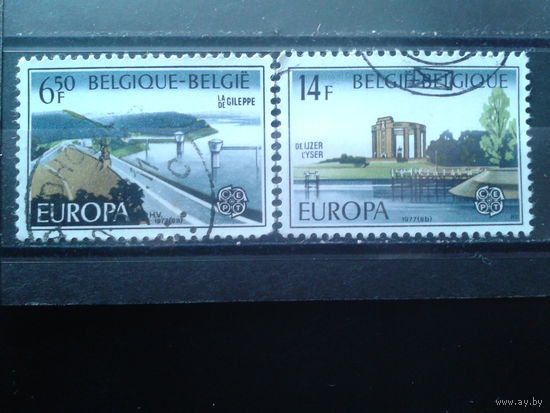 Бельгия 1977 Европа, ландшафты. Полная серия
