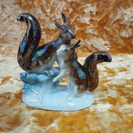 Статуэтка фарфоровая Белки, Германия