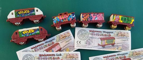 Графити поезд. Серия,1999 г с вариантом