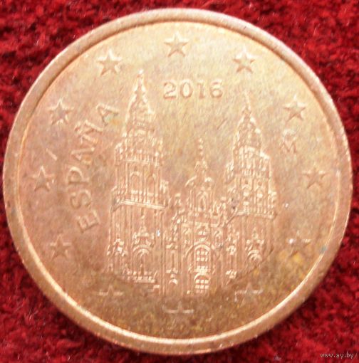 7628:  5 евроцентов 2016 Испания