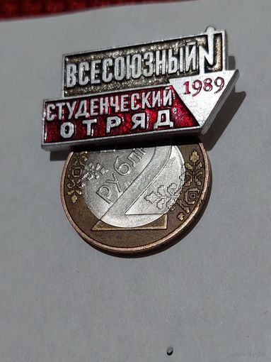 Значок " ВСО 1989 "