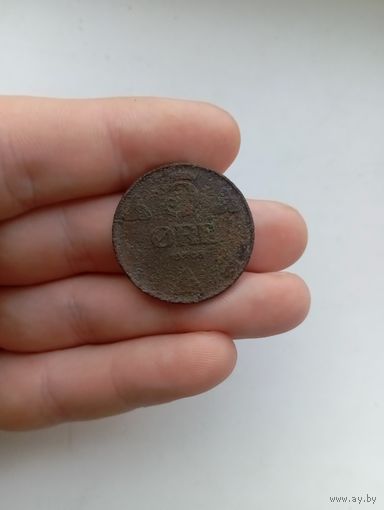5 эре оре 1908 Норвегия