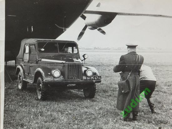 Авто самолёт Кобрин 1965 г  размер 12х17 см