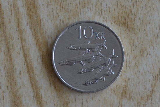Исландия 10 крон 1987