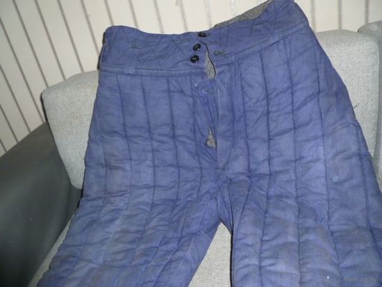 Штаны рабочие ватные