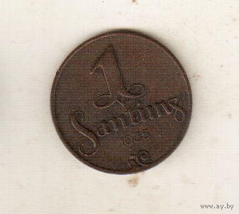 Латвия 1 сантим 1935 2