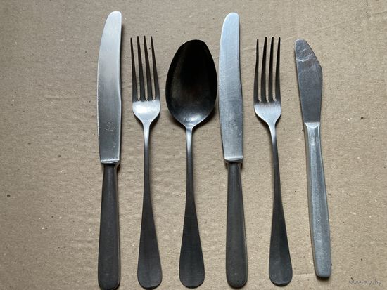 Новогодняя распродажа !Набор приборов 5 одним лотом.Германия ROSTFRIER "MHC" + бонус небольшой нож