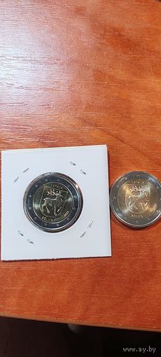 Латвия 2 евро 2025г