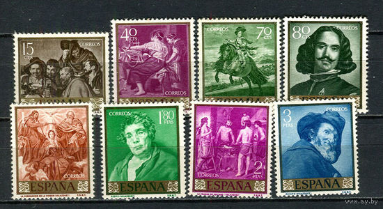 Испания - 1959 - Искусство - 8 марок. MNH, MLH, MH.  (Лот 26Gk)-T2P45