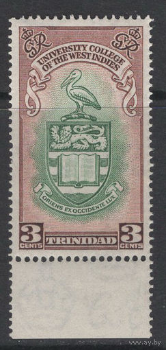 1951 остров Тринидад** Университет Герб