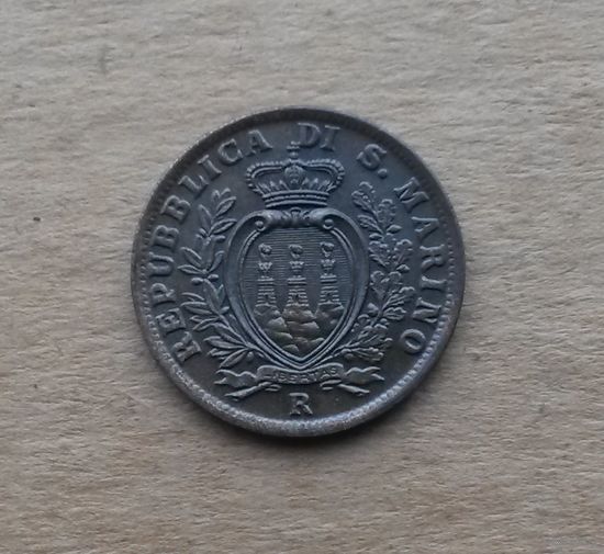 Сан-Марино, 5 чентезимо 1935 г.