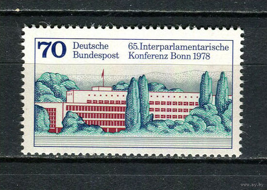 ФРГ - 1978 - Межпарламентская конференция - [Mi. 976] - полная серия - 1 марка. MNH.  (Лот 100FM)-T25P21