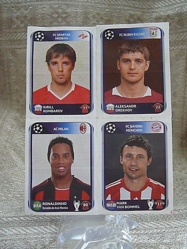 Футбольные наклейки Panini UEFA CHAMPIONS LEAGUE 2010-211