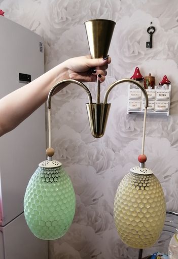 Люстра Ананас ГДР. См описание