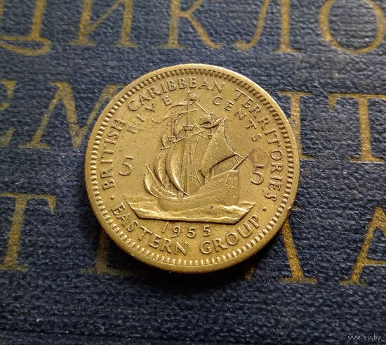 5 центов 1955 Восточные Карибы #01