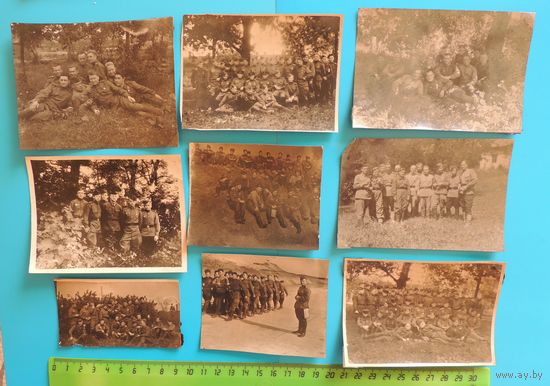 Фото "Летчики", г. Проскуров, 1944 г. (11*8 см)