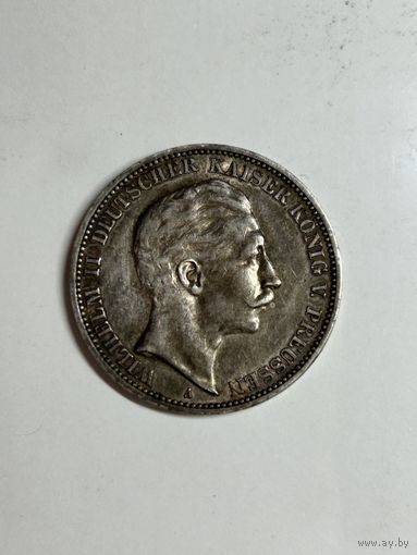 3 марки Вильгельм ll 1909г