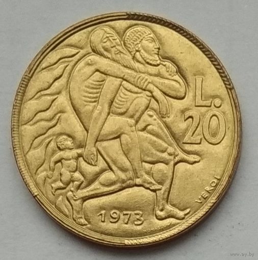Сан-Марино 20 лир 1973 г.