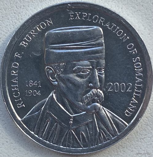 Сомалиленд 5 шиллингов 2002 г. Ричард Френсис Бёртон
