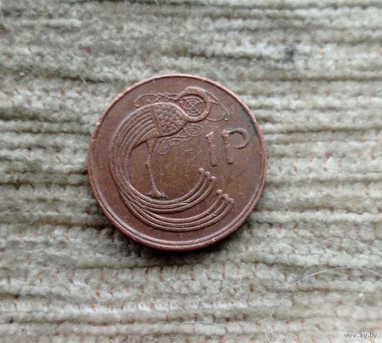 Werty71 Ирландия 1 пенни 1995 птица Арфа