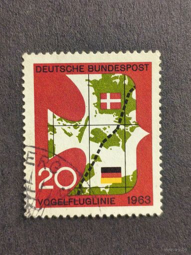Германия 1963. Открытие прямой линии до Копенгагена. Полная серия