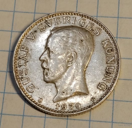 1 крона 1939 г. Швеция. Смотрите другие лоты с 1 рубля.