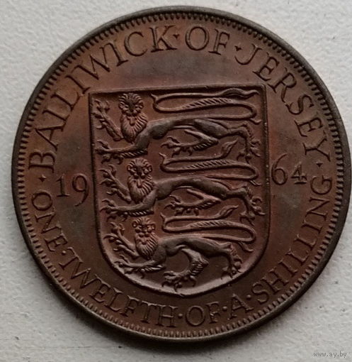 Джерси 1/12 шиллинг 1964