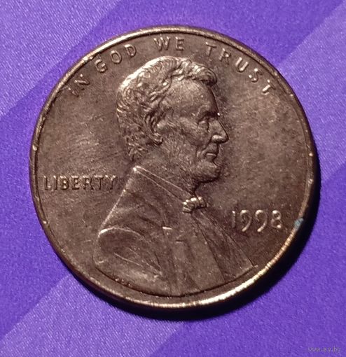 1 цент 1998 г  США