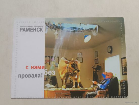 Карманный календарик. Раменск. 2002 год