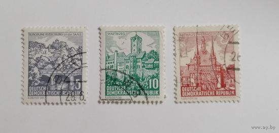 ГДР 1961. Ландшафты. Полная серия