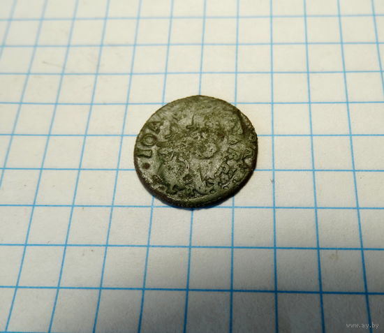 Боратинка 1663  Двойной удар.