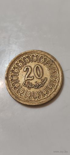 Тунис 20 милим 1983