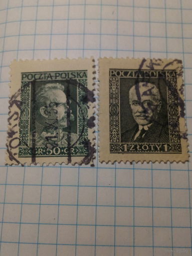 Марка  Польша 1930