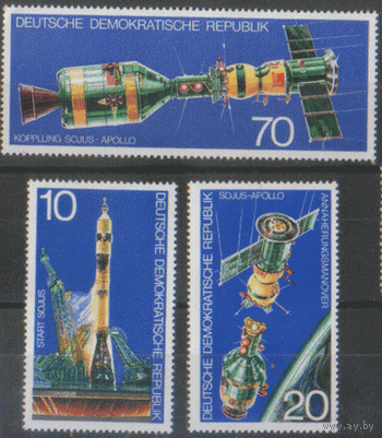 ГДР. М. 2083/85. 1975. Космическая серия. ЧиСт.