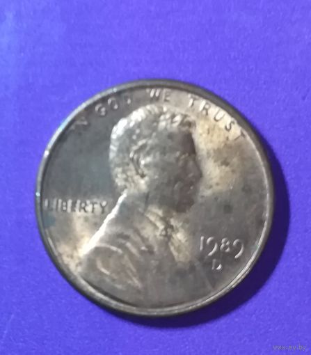 1 цент 1989 г