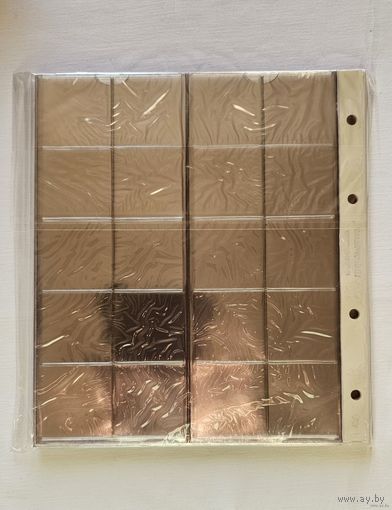 ТОРГ! Листы для монет на 20 ячеек Linder Karat K3 (38x38 мм) Полностью совместимы с польскими аналогами от Shultz! Целая пачка 10 шт! Германия, Линдер, Linder! ВОЗМОЖЕН ОБМЕН!