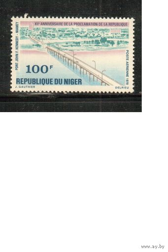 Нигер-1970 (Мих.272) **,  Мост (одиночка)