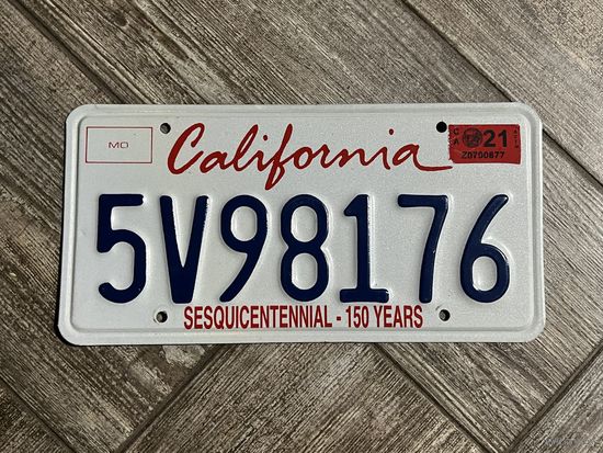 Номерной знак США в коллекцию