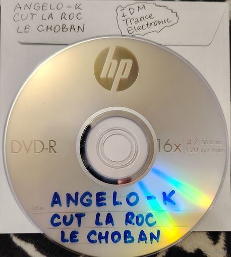 DVD MP3 дискография ANGELO-K, CUT LA ROC, LE CHOBAN (Electronic, Techno, Trance)  - 1 DVD