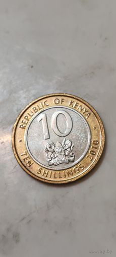 Кения 10 шиллинг 2010