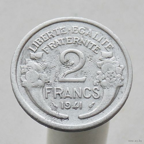 Франция 2 франка 1941