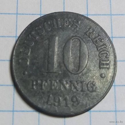 10 пфеннигов 1919 Германия
