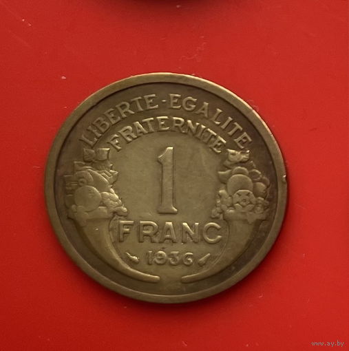 50-02 Франция 1 франк 1936 г.