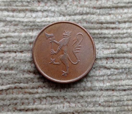 Werty71 Норвегия 5 эре 1974 Лев