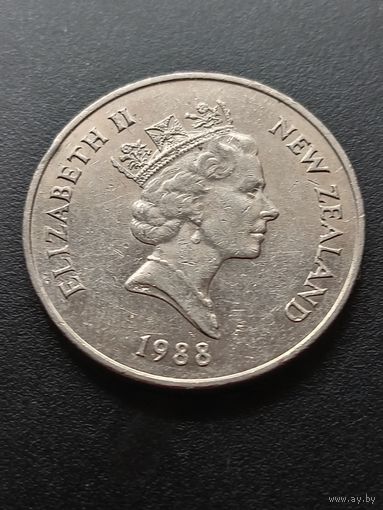 Новая Зеландия 20 центов 1988 г. - Киви