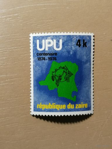 Заир (ДР Конго), 1974 "upu centenarie 1874-1974"
