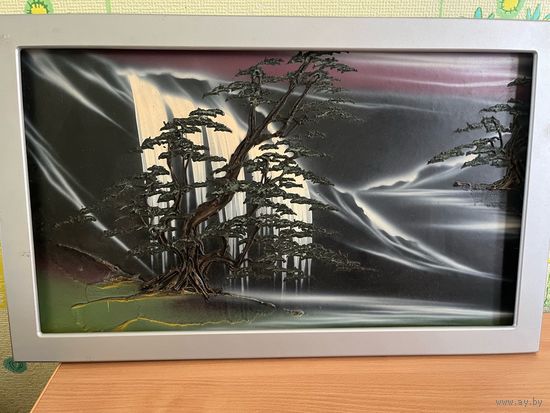 Самовывоз!!! Картина (по внешней раме 650х400 мм). Почтой не высылаю.