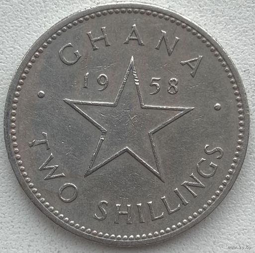 Гана 2 шиллинга 1958 г.