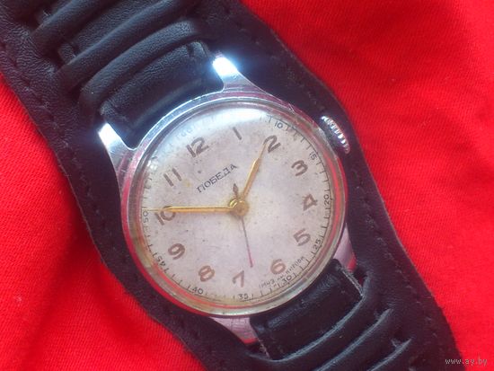 ЧАСЫ Сталинская ПОБЕДА 2608 1 МЧЗ им. КИРОВА из СССР 1954 года, ВИНТАЖ