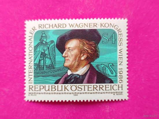 Австрия. Известные люди. ( 1 марка ) 1986 года. 3-5.